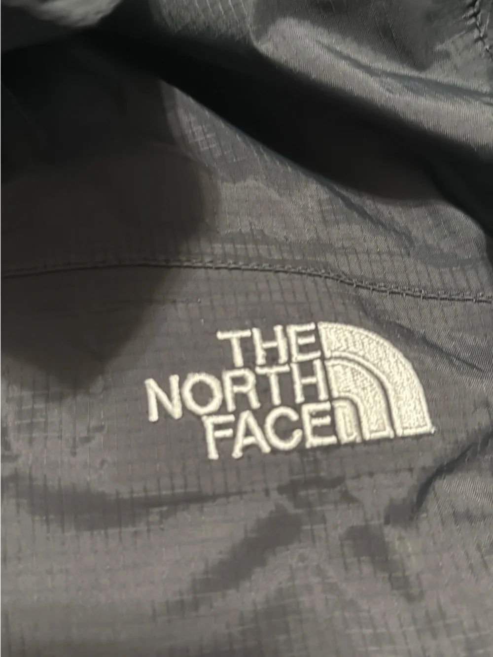 The North Face Men's Dark Gray Hooded Raincoat